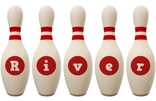 River bowling-pin logo