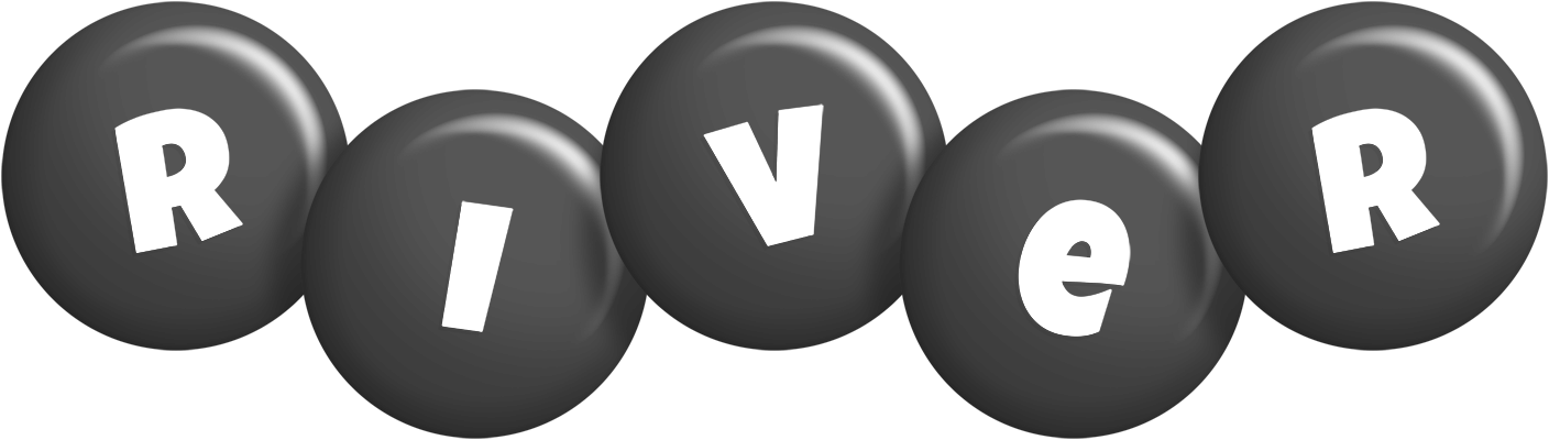 River candy-black logo