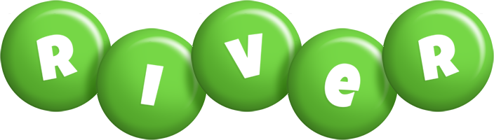 River candy-green logo