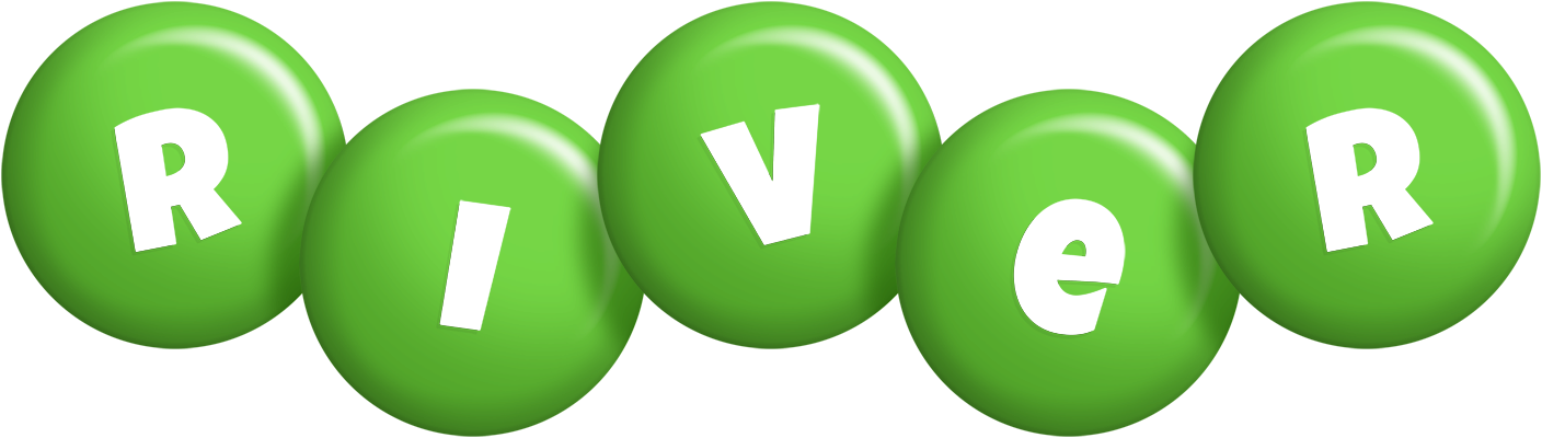 River candy-green logo