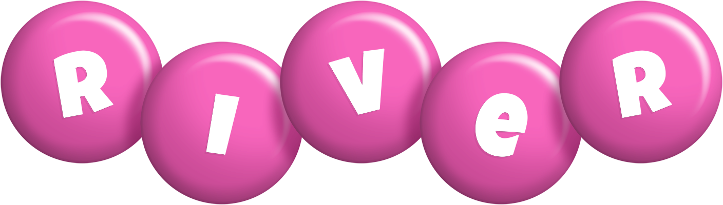 River candy-pink logo