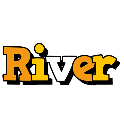River cartoon logo