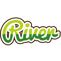 River golfing logo