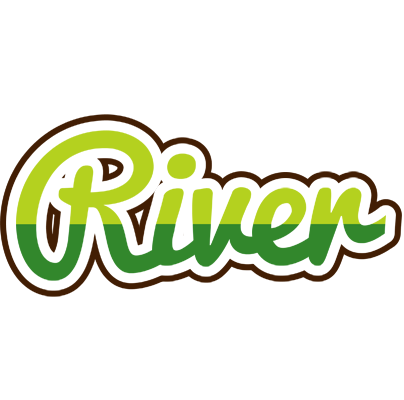 River golfing logo