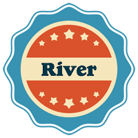 River labels logo