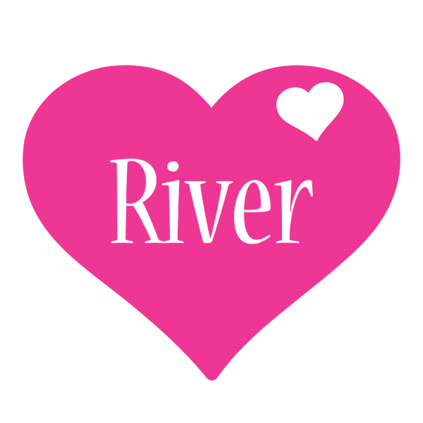 River love-heart logo