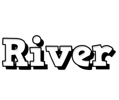 River snowing logo