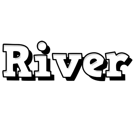 River snowing logo