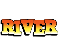River sunset logo