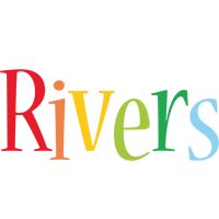 Rivers birthday logo