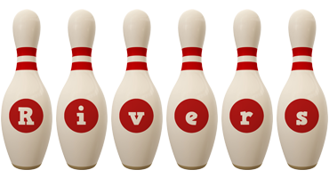 Rivers bowling-pin logo