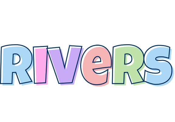 Rivers pastel logo