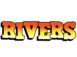 Rivers sunset logo