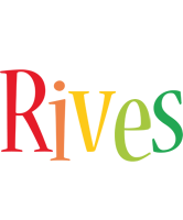 Rives birthday logo