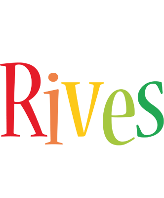 Rives birthday logo