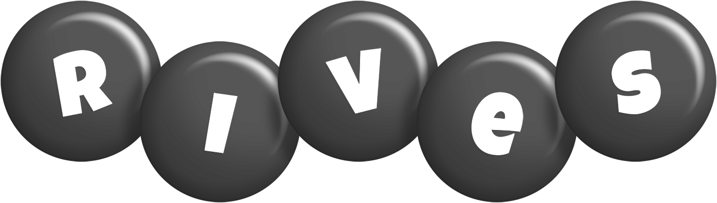 Rives candy-black logo