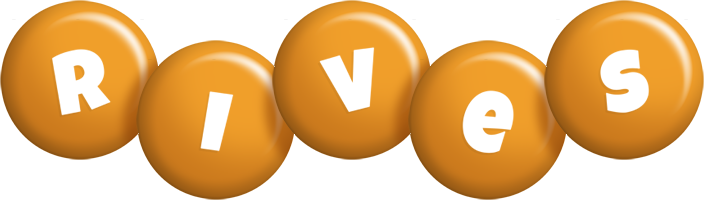 Rives candy-orange logo