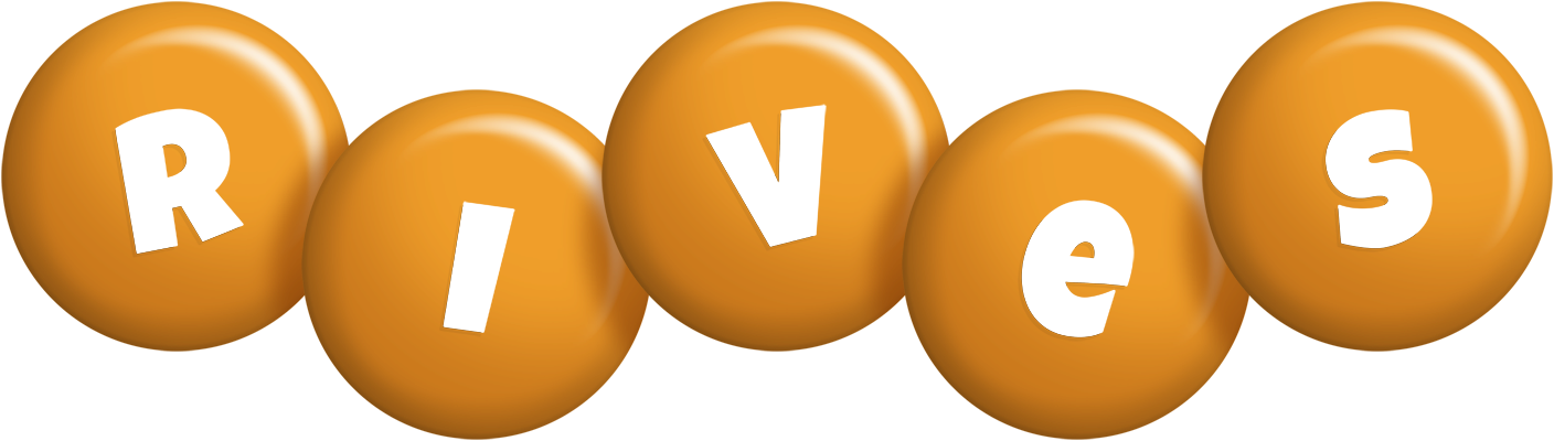 Rives candy-orange logo