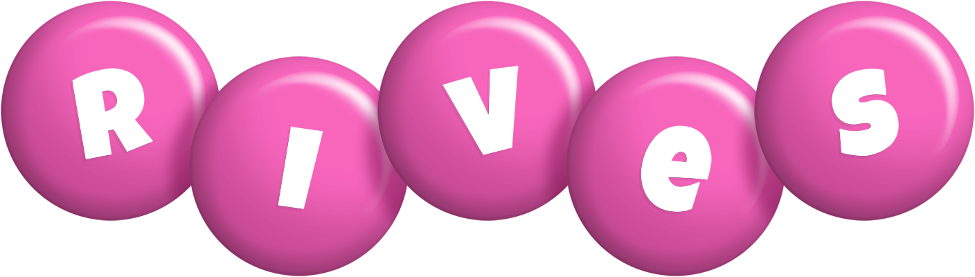 Rives candy-pink logo