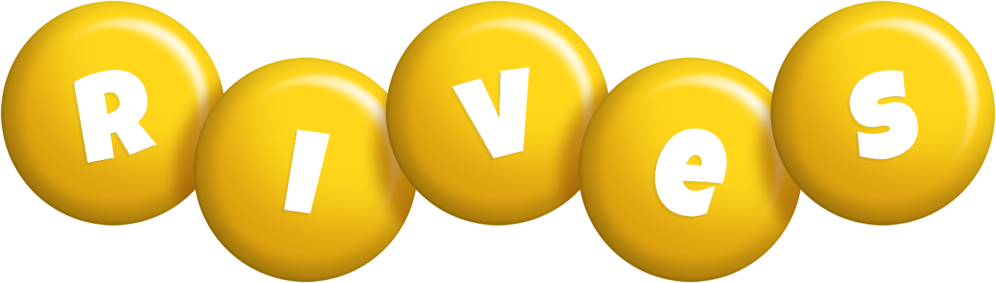 Rives candy-yellow logo