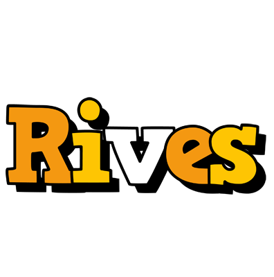 Rives cartoon logo
