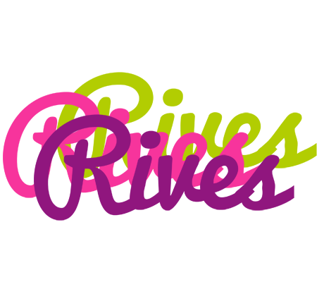 Rives flowers logo