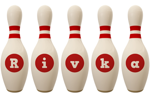 Rivka bowling-pin logo