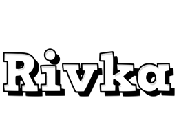 Rivka snowing logo