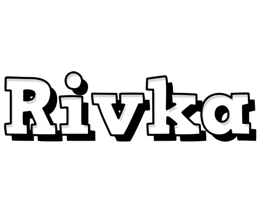 Rivka snowing logo