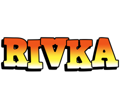 Rivka sunset logo