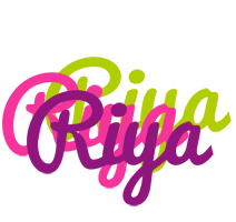 Riya flowers logo