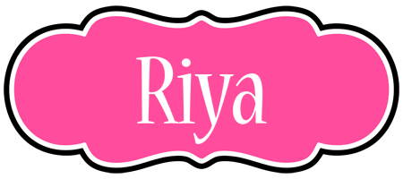 Riya invitation logo