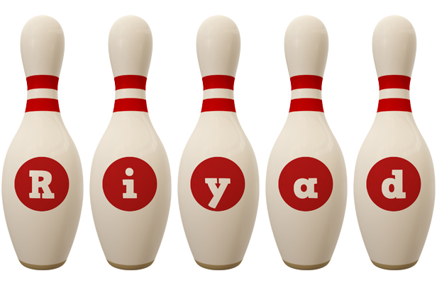 Riyad bowling-pin logo