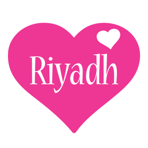 Riyadh love-heart logo