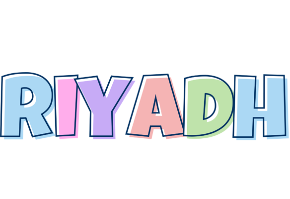 Riyadh pastel logo