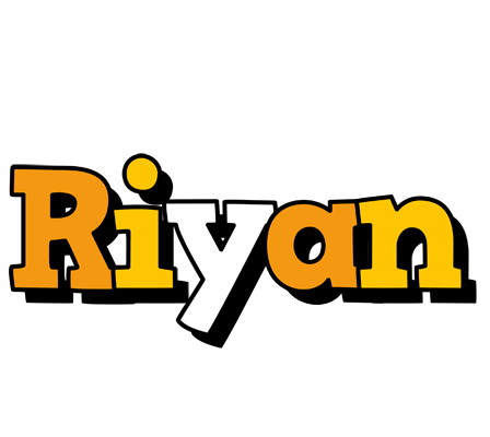 Riyan cartoon logo