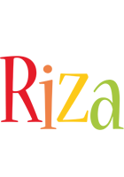 Riza birthday logo