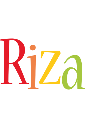 Riza birthday logo
