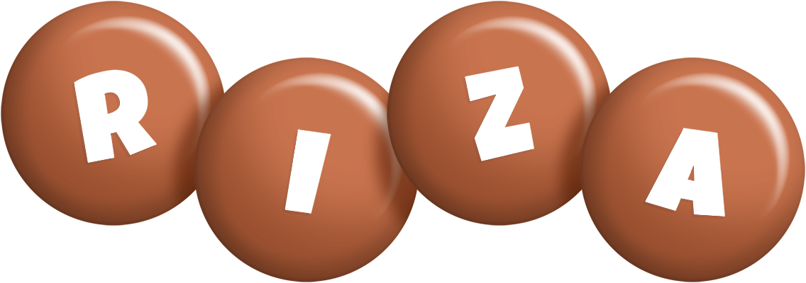 Riza candy-brown logo