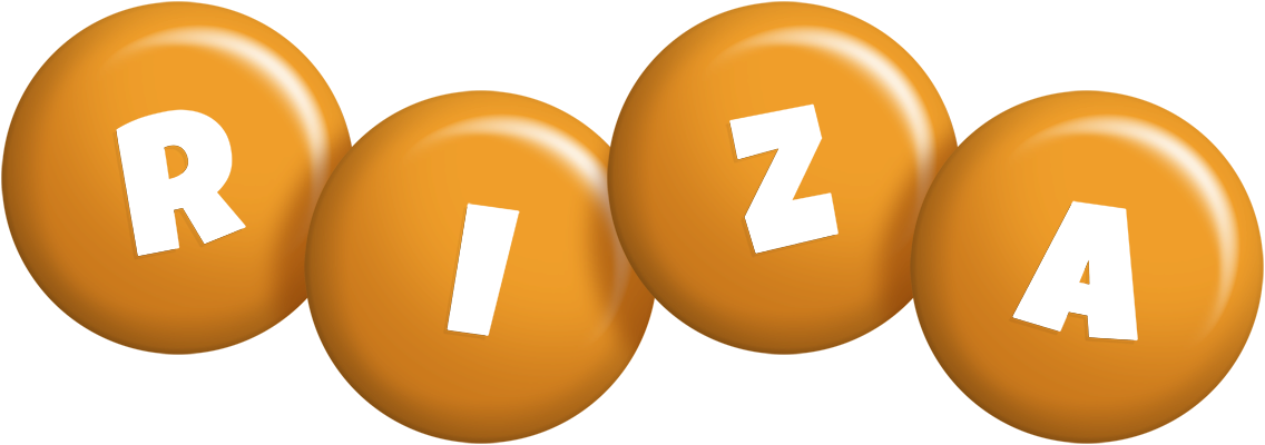 Riza candy-orange logo