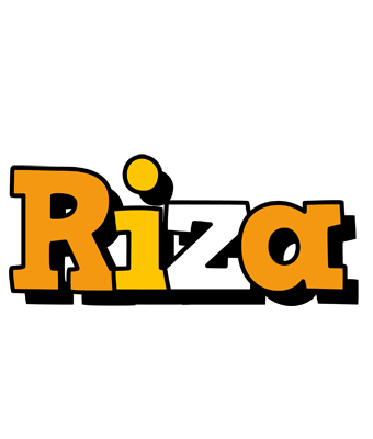 Riza cartoon logo