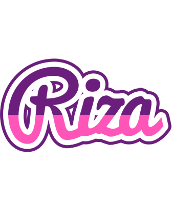 Riza cheerful logo