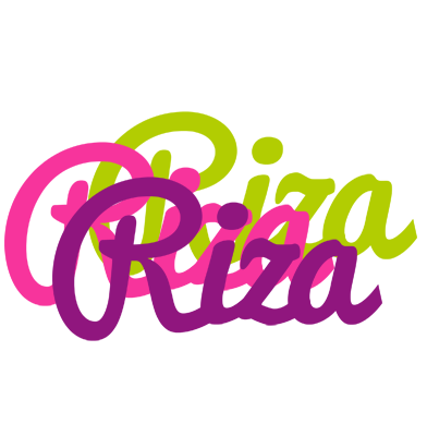 Riza flowers logo