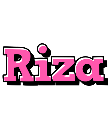 Riza girlish logo