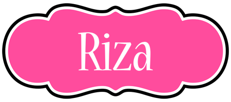 Riza invitation logo