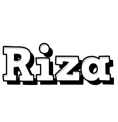 Riza snowing logo