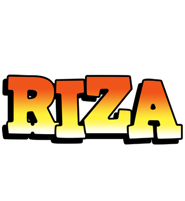 Riza sunset logo