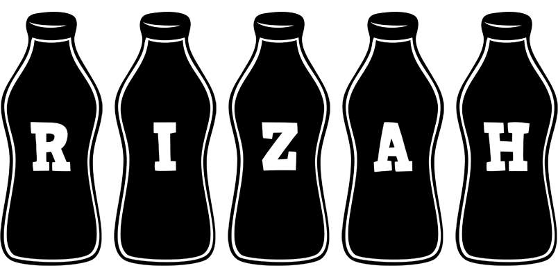 Rizah bottle logo