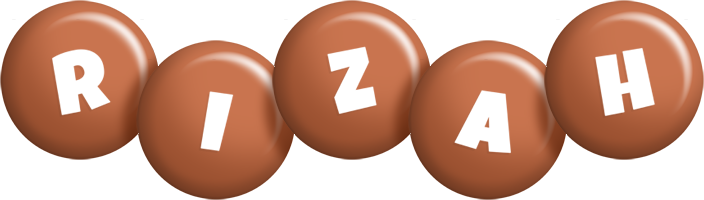 Rizah candy-brown logo