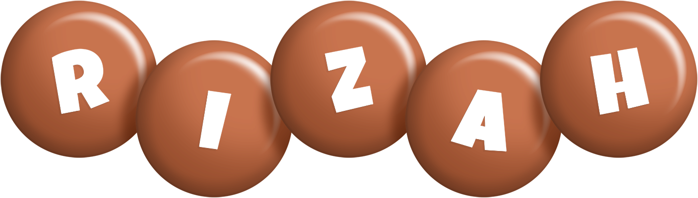 Rizah candy-brown logo